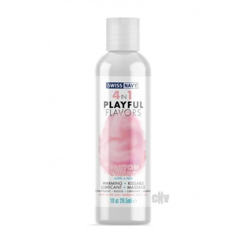 4 In 1 Cotton Candy Flavor - 1oz Lubricant