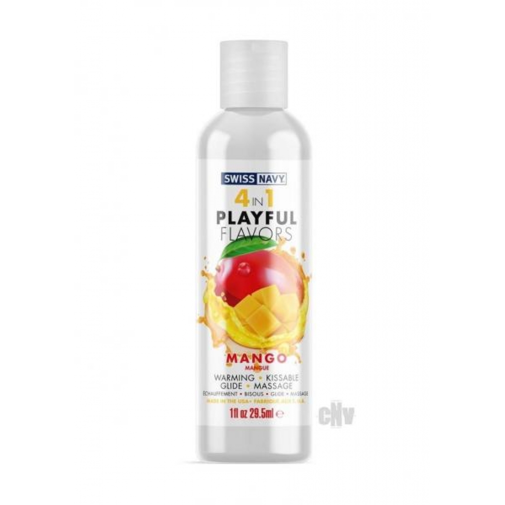 Swiss Navy 4 In 1 Mango 1oz Playful Flavors