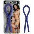 Clincher Adjustable Rubber Cock Ring - Blue