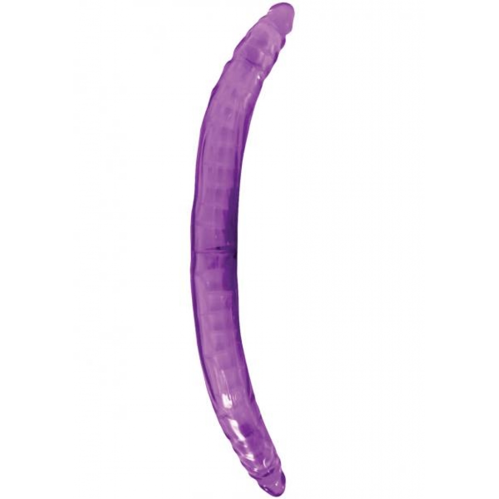 Bendable Double Dong Vibrator - Multispeed Lavender Purple