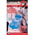 The Macho Double Ring Vibrating Cock Ring - Blue