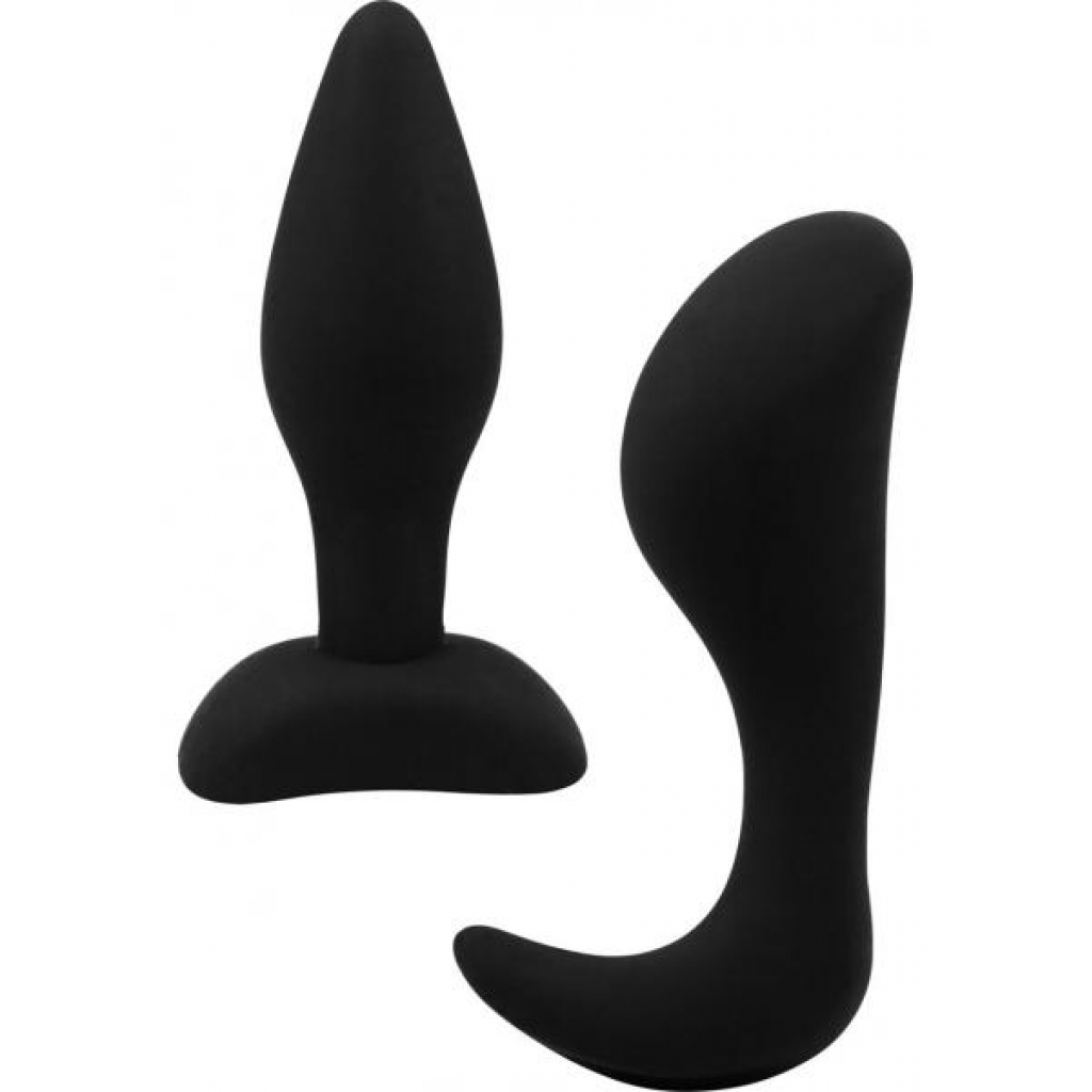 Dominant Submissive Silicone Butt Plug - Waterproof - Black