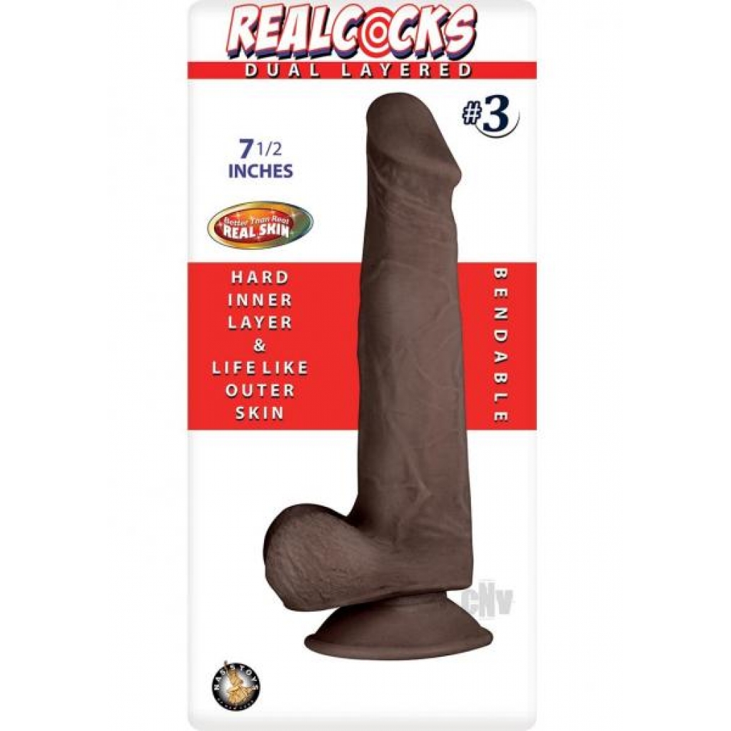 Realcocks Dual Layered 03 - Dark Brown