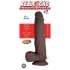 Realcocks Dual Layered #7 Dark Brown Dildo