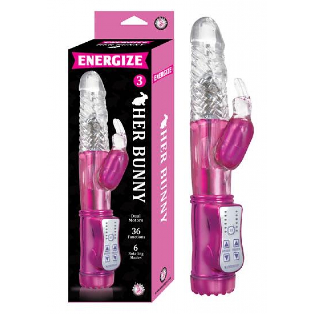 Energize Her Bunny 3 - Pink Rabbit Vibrator