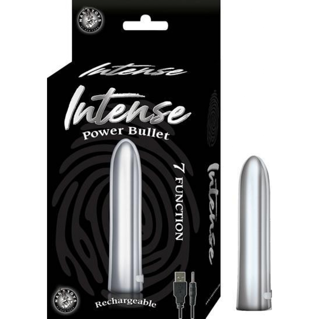 Intense Power Bullet Vibrator Silver