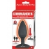 Commander Beginner Vibe Hot Butt Plug - Black