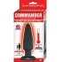 Commander Essential Vibrating Hot Butt Plug - Black