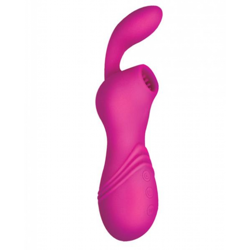 Infinitt Two Pink Suction Massager - Rechargeable