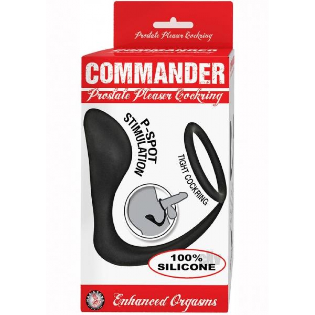 Commander Prostate Pleaser Ring - Black