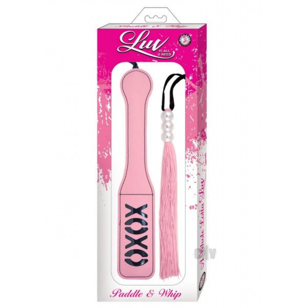 Luv Paddle and Whip Set - Pink