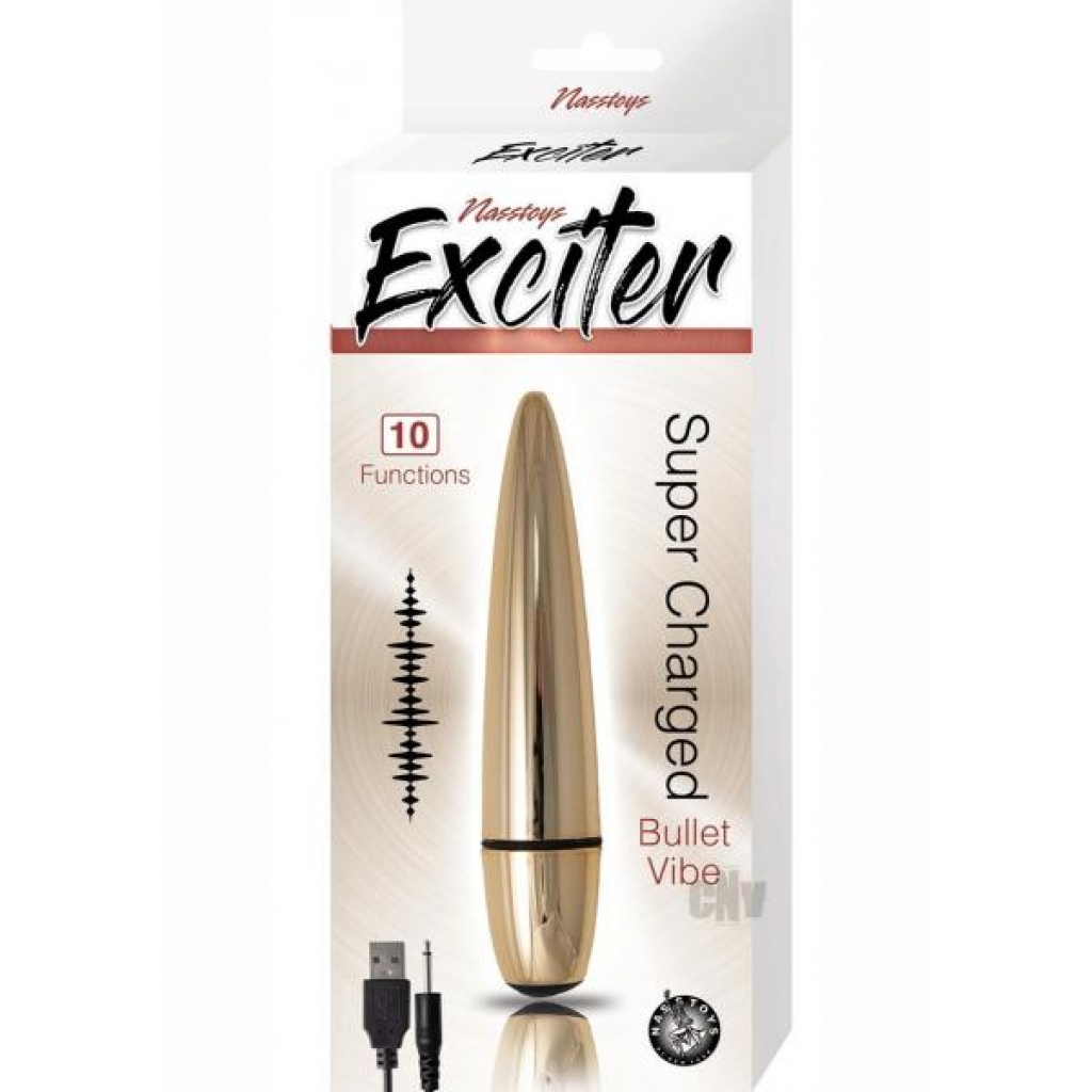 Exciter Bullet Vibrator - Gold