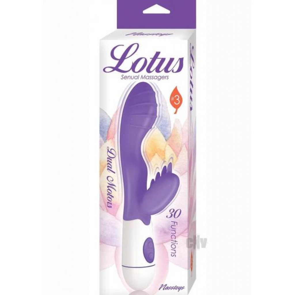 Lotus Sensual Massager 3 - Purple