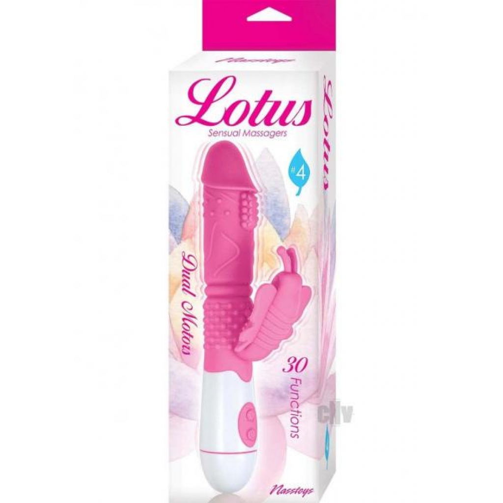 Lotus Sensual Massager - 4 Pink