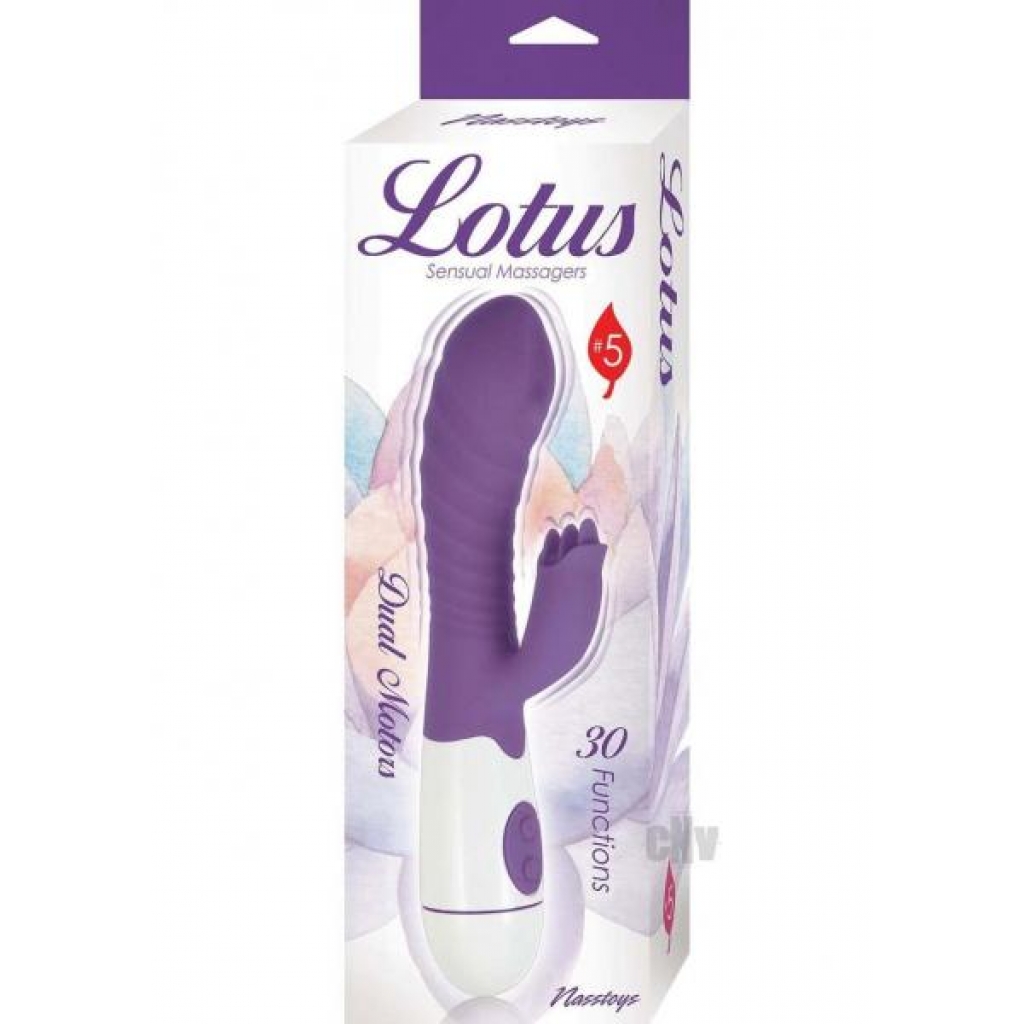 Lotus Sensual Massager #5 - Purple