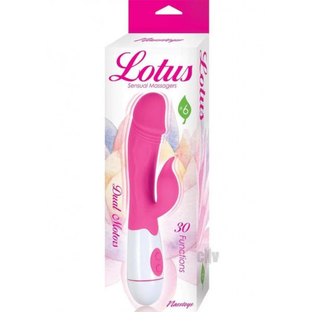 Lotus Sensual Massager #6 - Pink