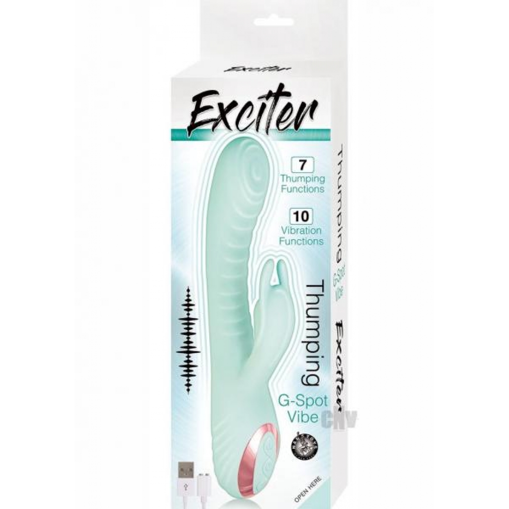 Exciter Thumping G-Spot Vibe - Aqua