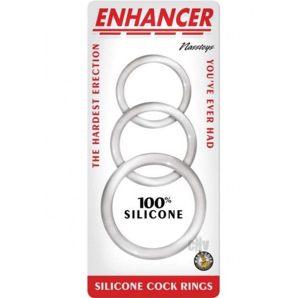 Enhancer Silicone Cockrings Clear