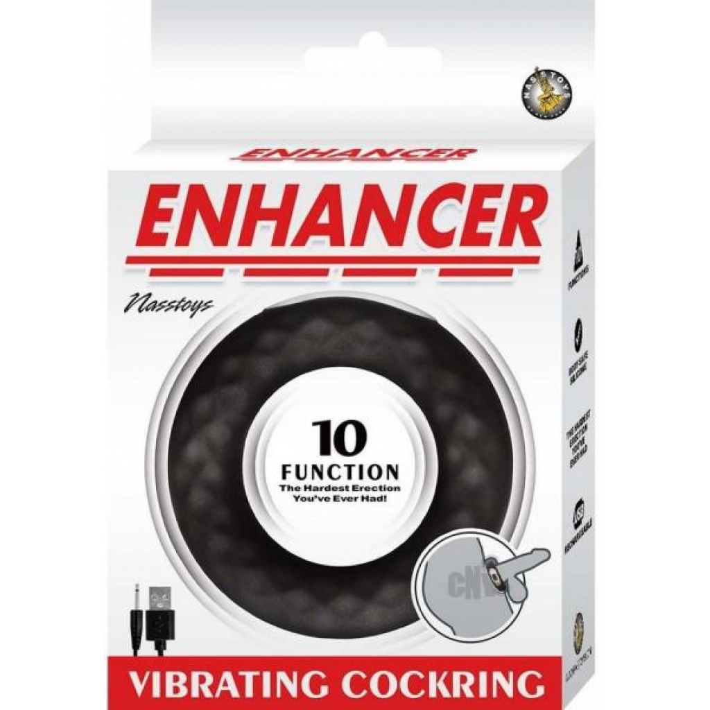 Enhancer: Vibrating Cockring in Black