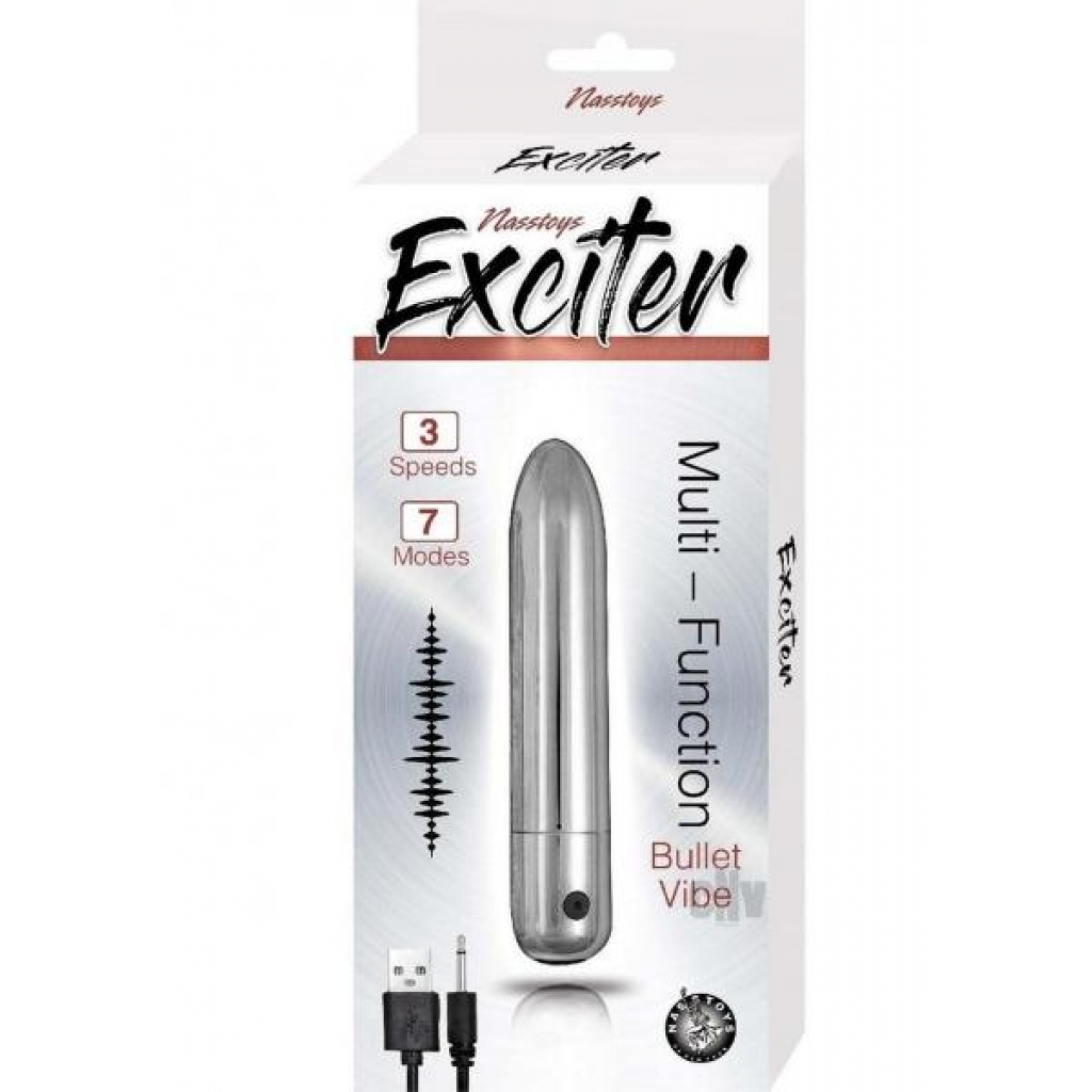 Exciter Multi Function Bullet - Silver Power Vibe