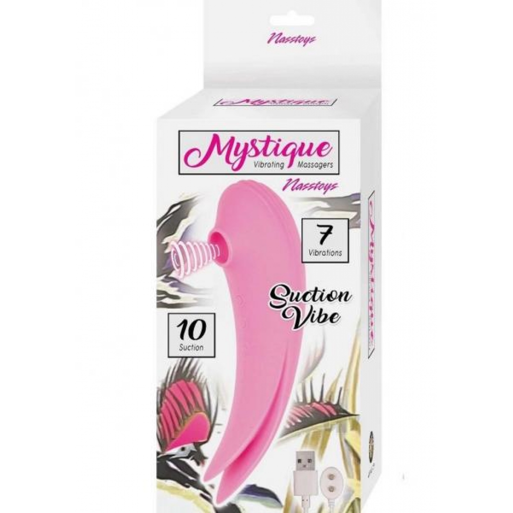 Mystique Vibe Massager - Pink Suction Device