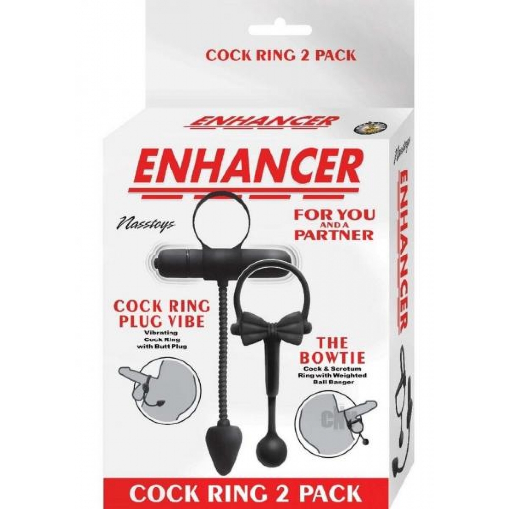 Enhancer Cockring - 2pk - Black