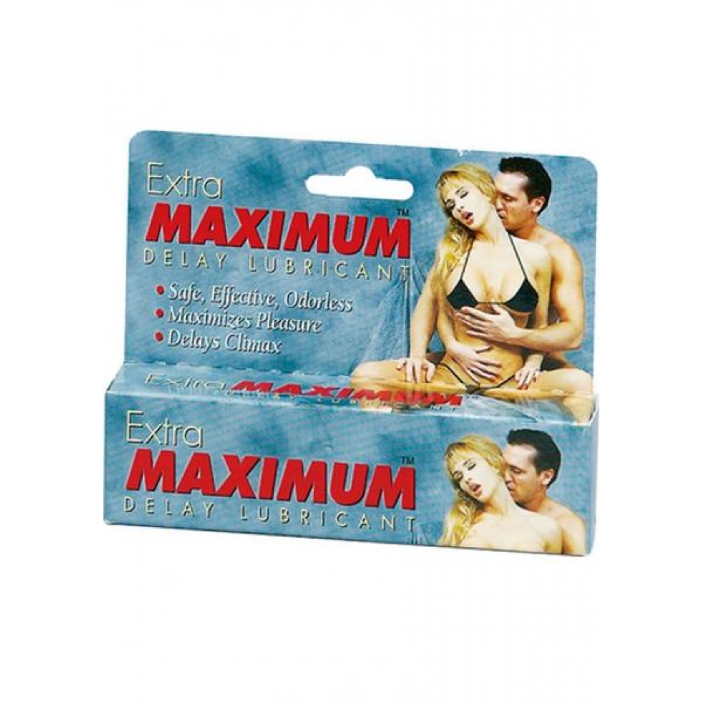 Extra Maximum Delay Lubricant - Large 1.5 oz