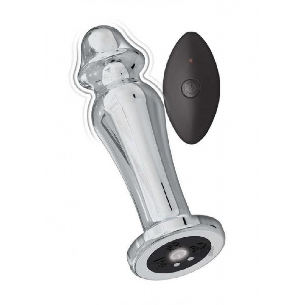 Ass-sation Remote Control Vibrating Metal Anal Lover