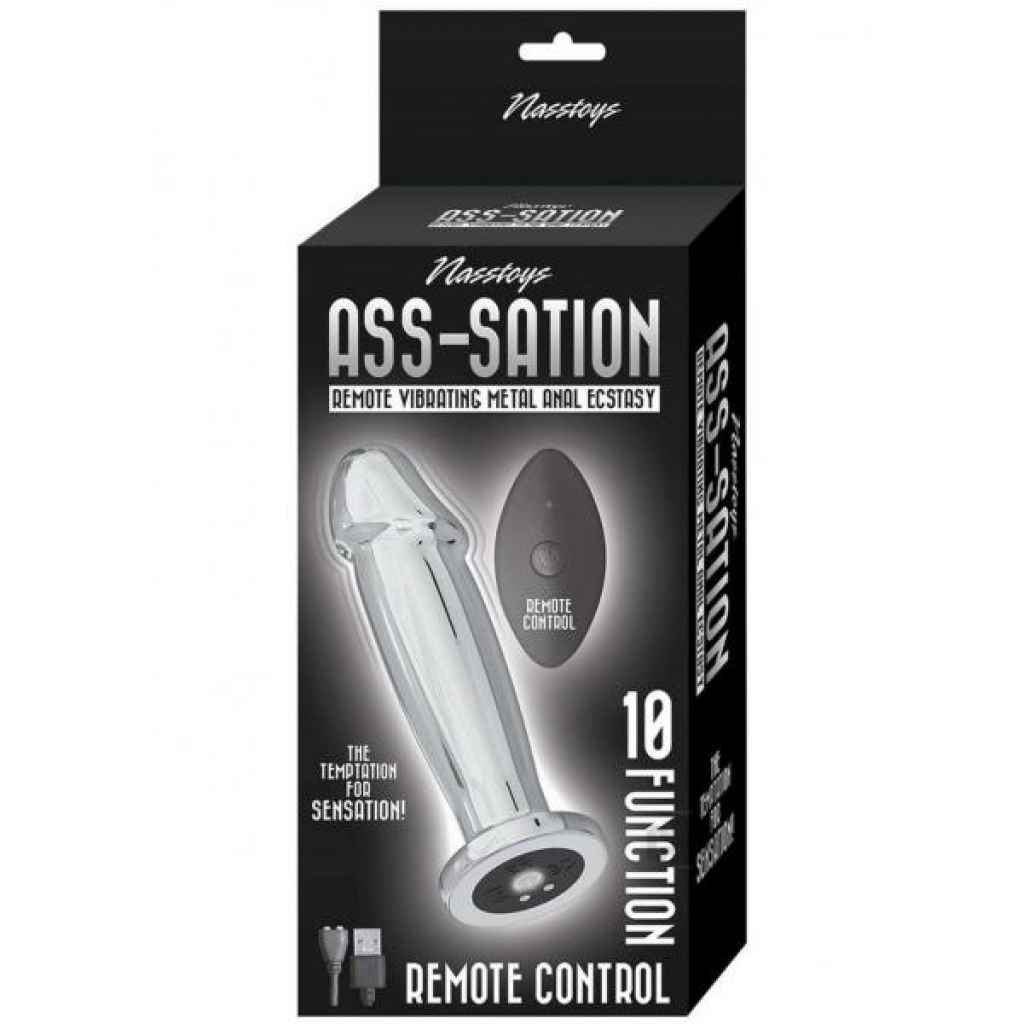 Ass-sation Anal Ecstasy - Premium Vibrating Metal Plug