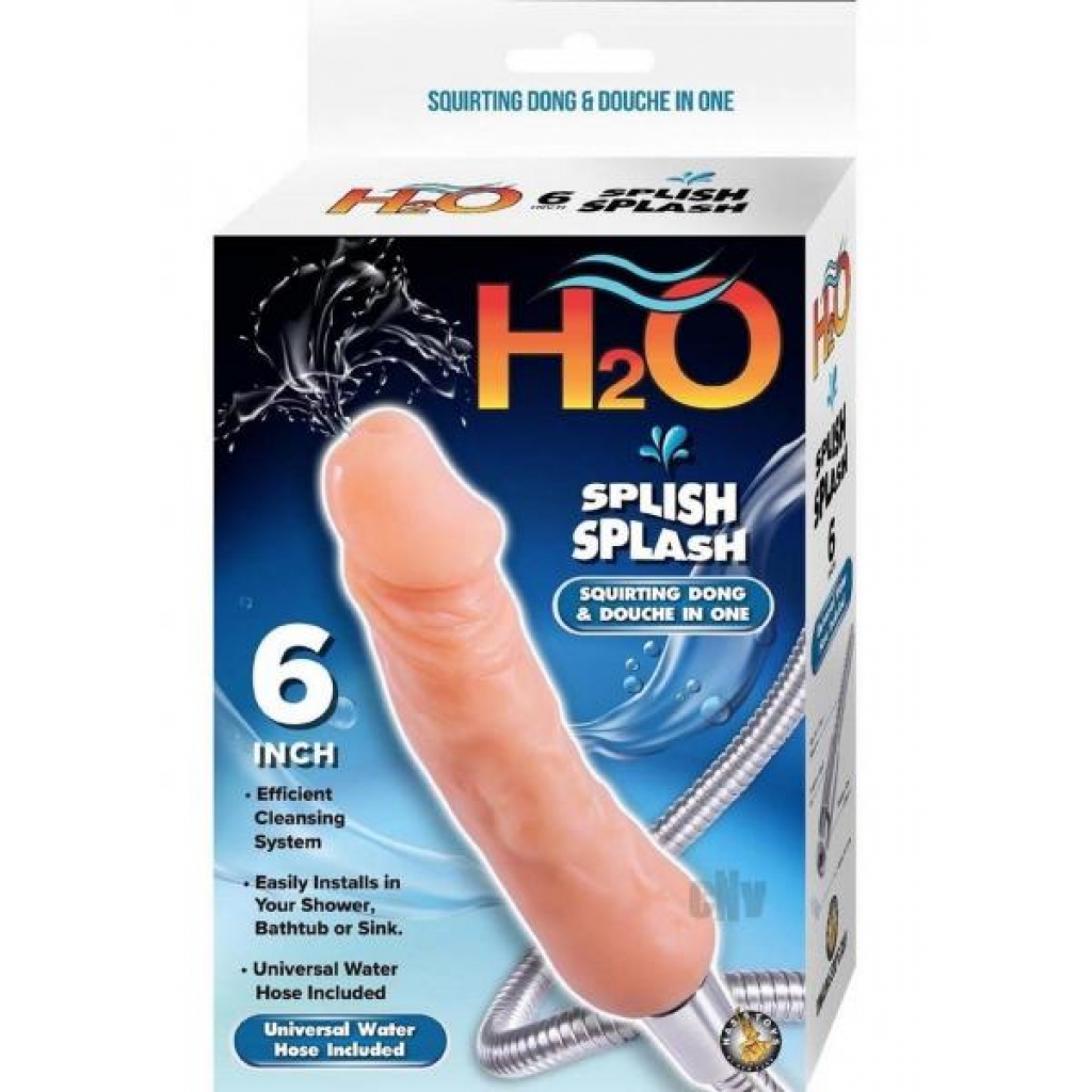 H2O Splish Splash Douche & Squirting Dong