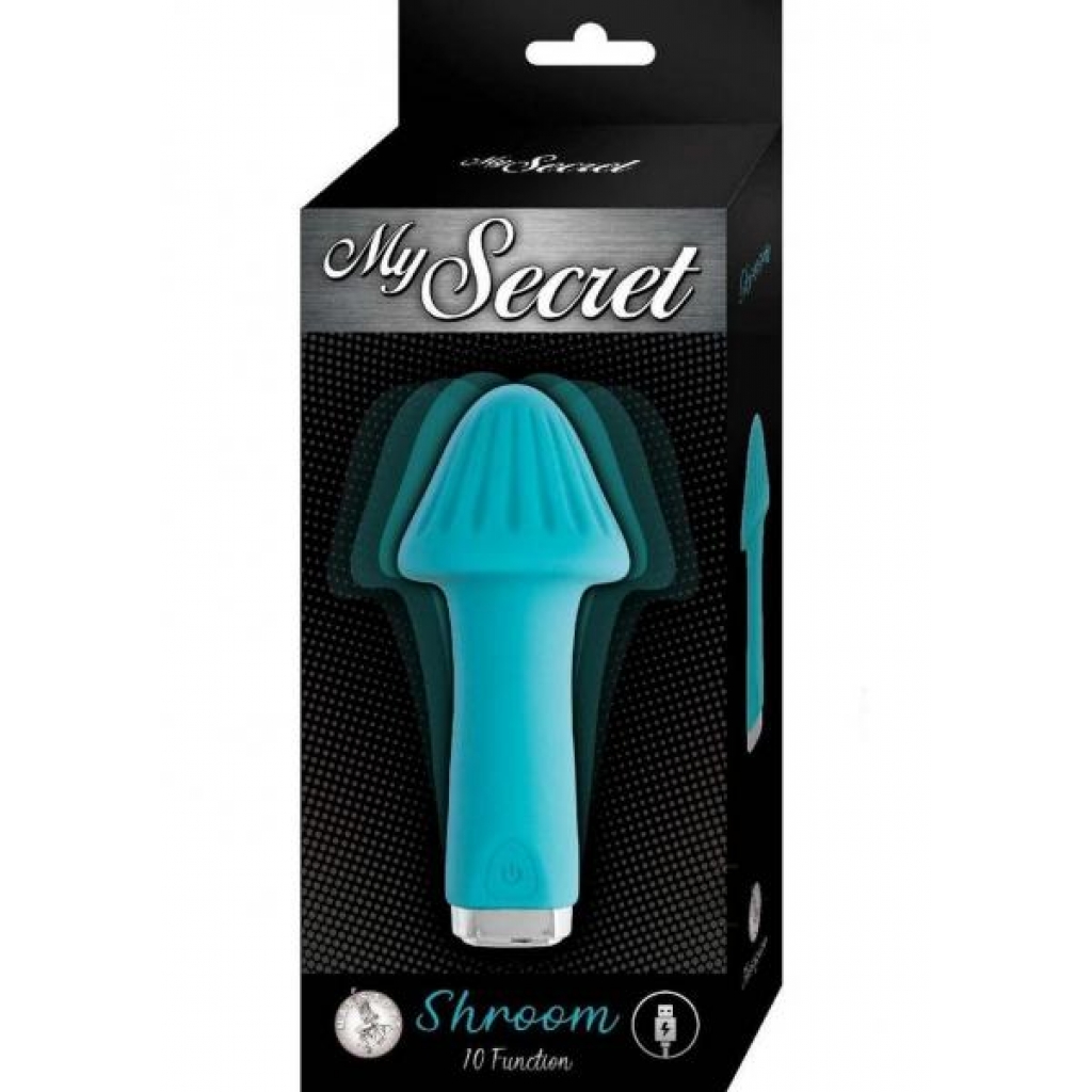 My Secret Shroom Bullet Vibrator - Aqua Teal