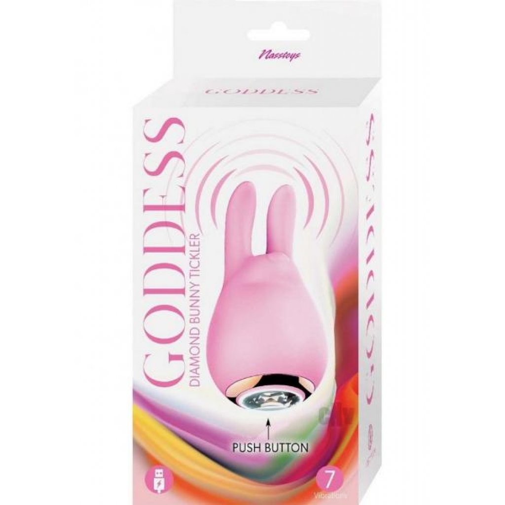 Goddess Diamond Bunny Tickler - Pink