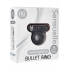 Nu Sensuelle Bullet Ring: 7 Function Powerful Black Cock Ring