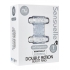 Nu Sensuelle Double Action Cock Ring - Clear