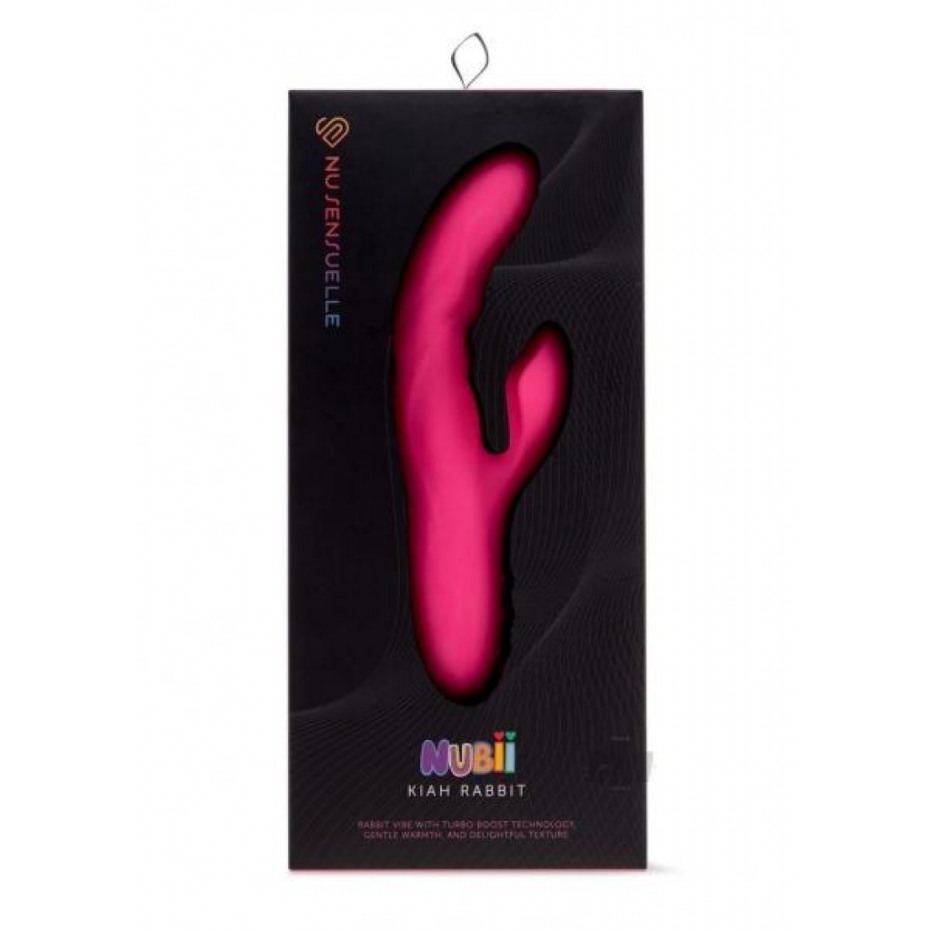 Sensuelle Kiah Nubii Rabbit Vibrator - Versatile Pink