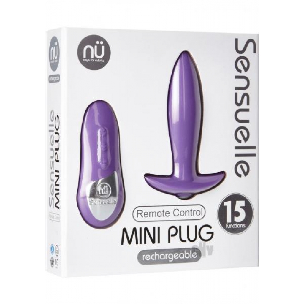 Sensuelle Remote Control Mini Plug - Purple