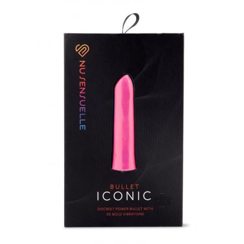 Sensuelle Iconic Bullet Vibrator - Deep Pink