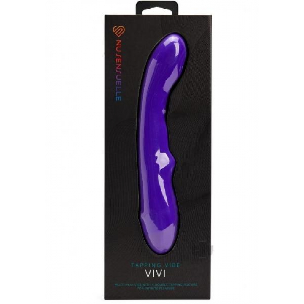 Sensuelle Vivi Dual-Tap Vibrator - Purple