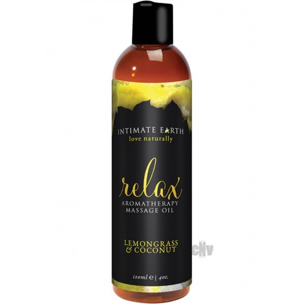 Intimate Earth Relax Massage Oil - 4oz