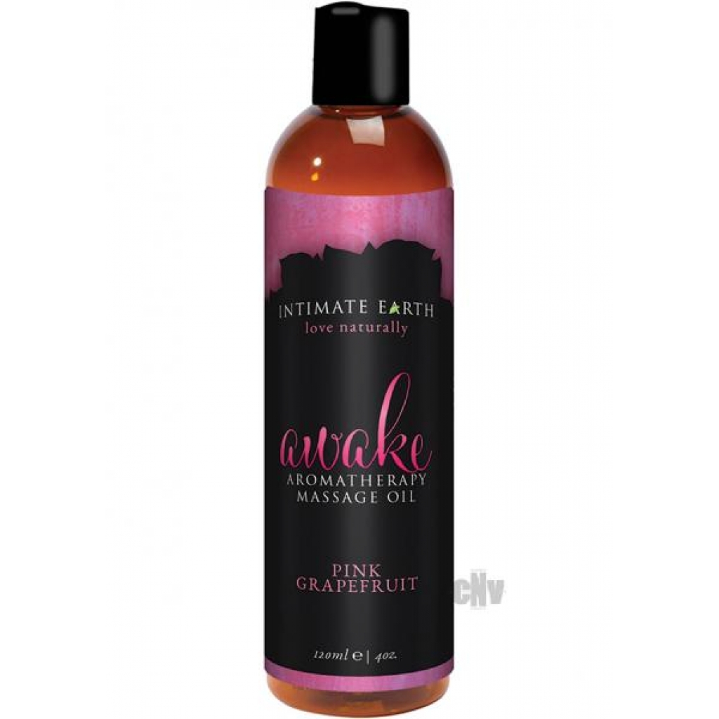 Intimate Earth Awake Massage Oil - 4oz