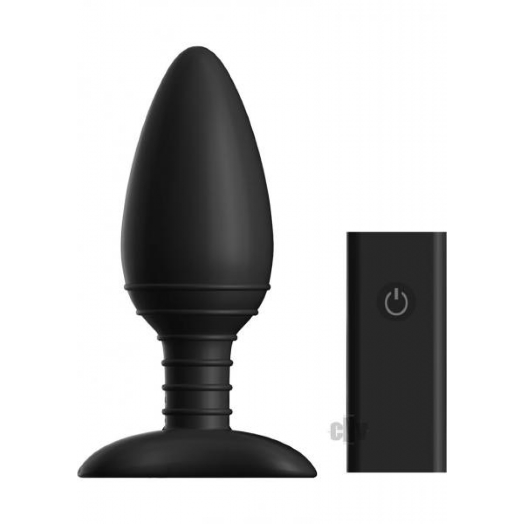 Nexus Ace Remote Control Vibrating Butt Plug - Small - Black