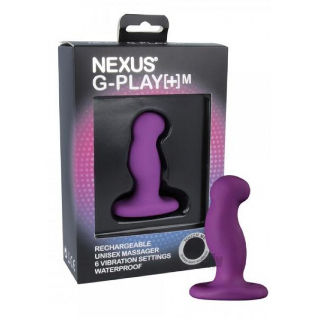 Nexus G-Play Medium Unisex Vibrator - Purple