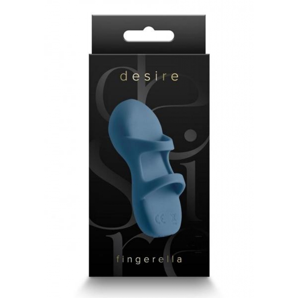 Desire Fingerella - Teal Blue Finger Massager