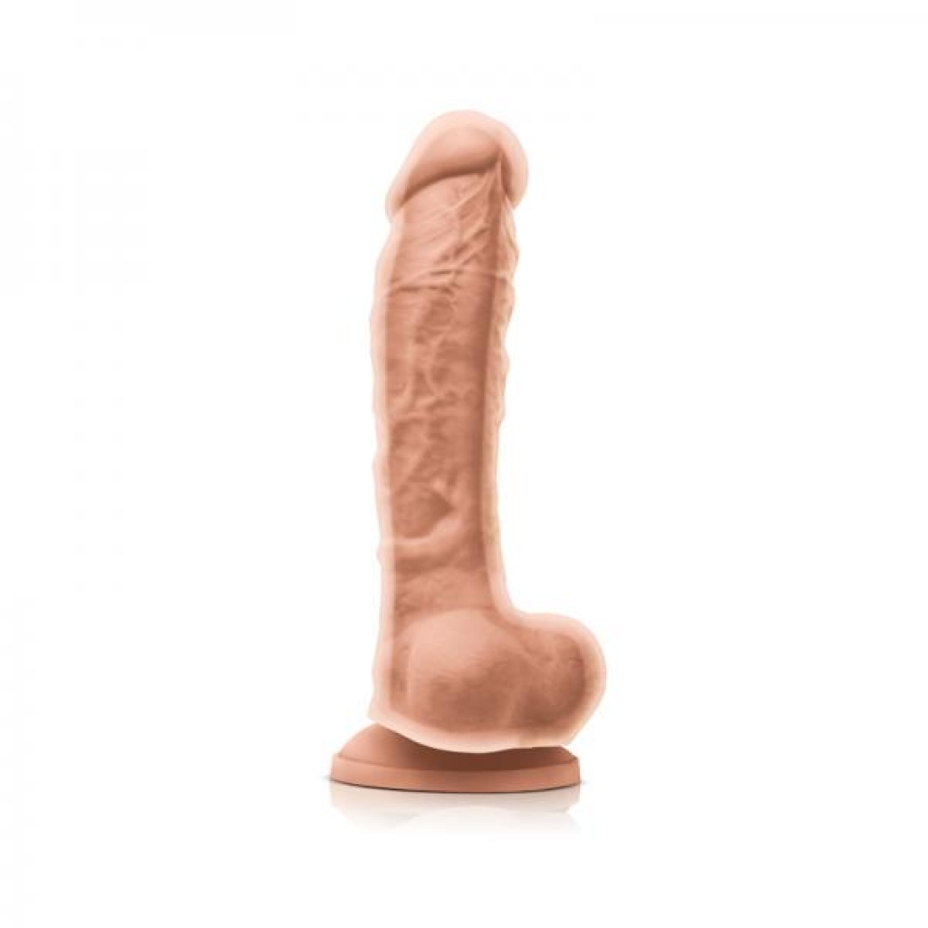 Colours Dual Density Dildo - 8 inches Beige