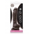 Colours Dual Density 8-Inch Dildo - Dark Brown