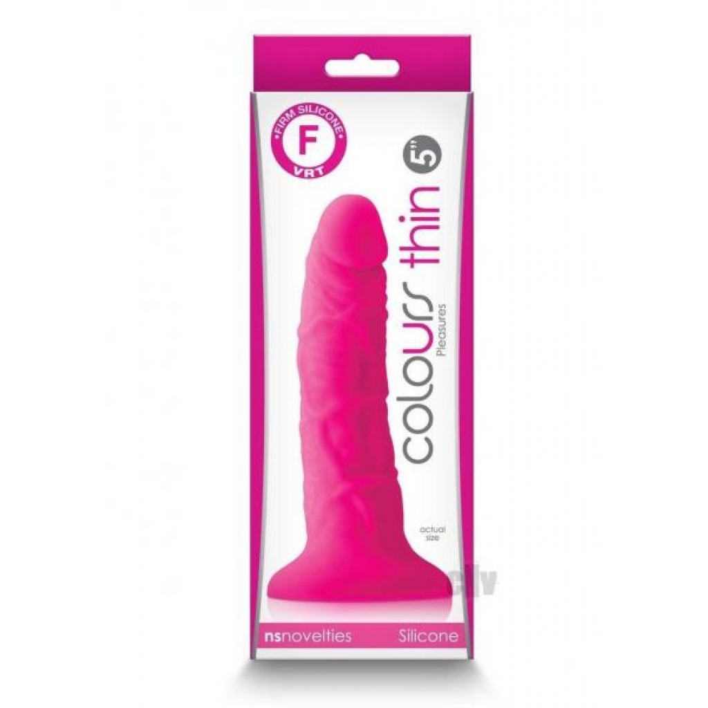 Colours Pleasures Thin 5 Dildo - Pink