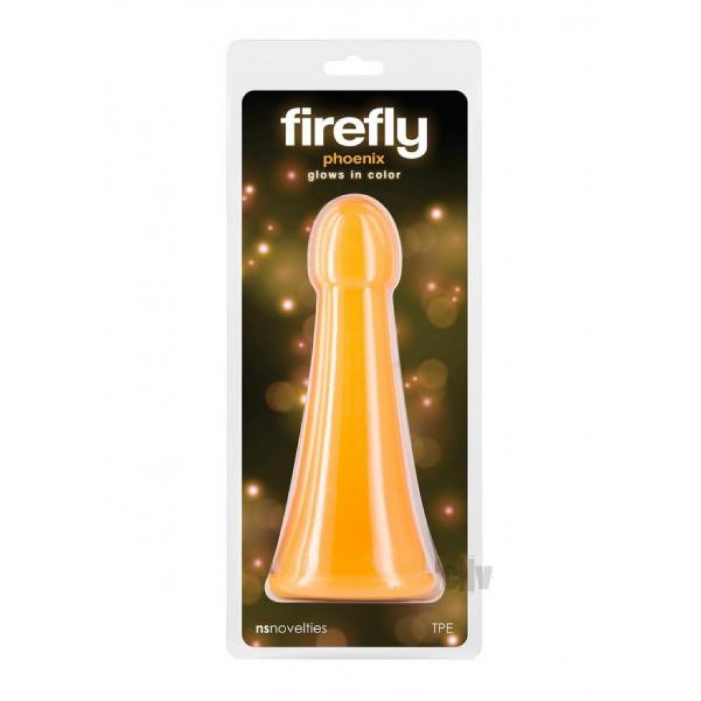 Firefly Phoenix - Glow-in-the-Dark Dildo, Orange