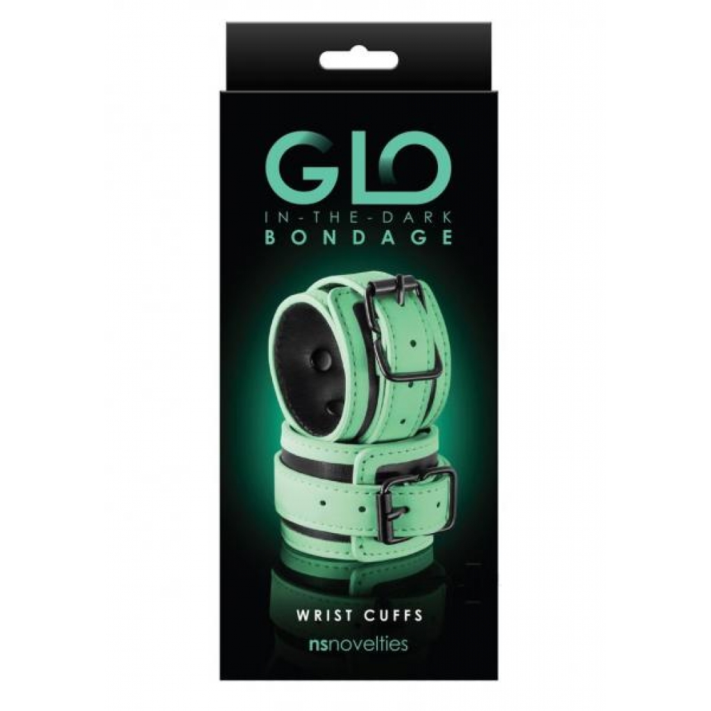 Glo Bondage Wrist Cuff - Green