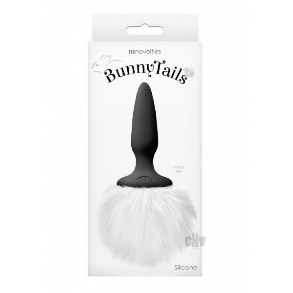 Bunny Tails Mini Anal Plug - White