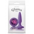 Glams Mini Butt Plug with Sparkling Purple Gem